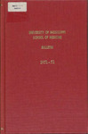 1951-1952 Bulletin