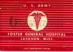 Foster General Hospital matchbox cover